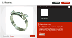 Desktop Screenshot of clampsmanufacturer.com
